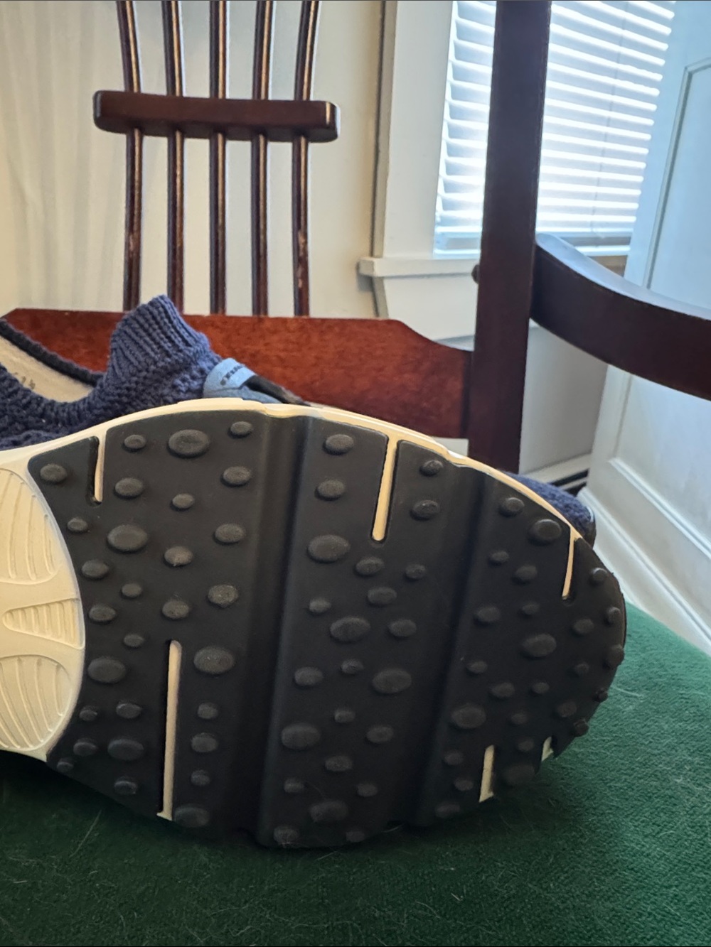 Tod's Kate Navy Knit Slip-On Sneaker - Picture 7 of 12